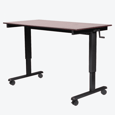 Titan 30” x 60" S5 Adjustable Height Sit To Stand Wood Desk 28" 47" H Titan 30” x 60" S5 Adjustable Height Sit To Stand Wood Desk 28" 47" H